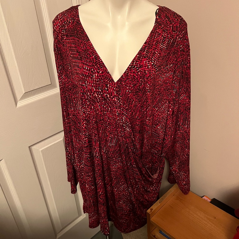 Maggie Barnes red top